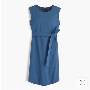 J.Crew Italian Wool Crepe Belted Dress C6862